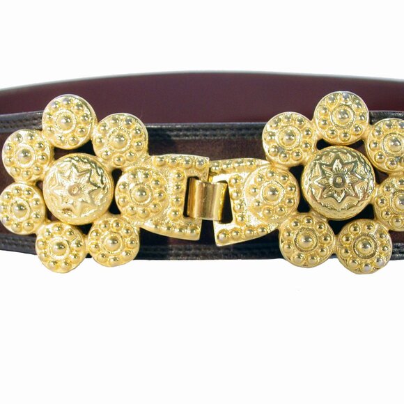 VALENTINO GARAVANI Vintage Suede Double-Wrap Belt 80cm M (31-33 in) - Picture 4 of 8